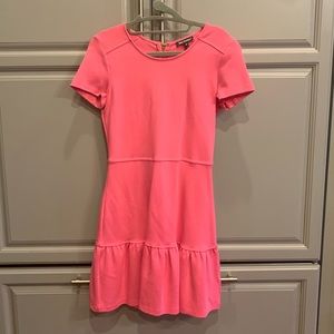 pink fit and flair Juicy Couture dress